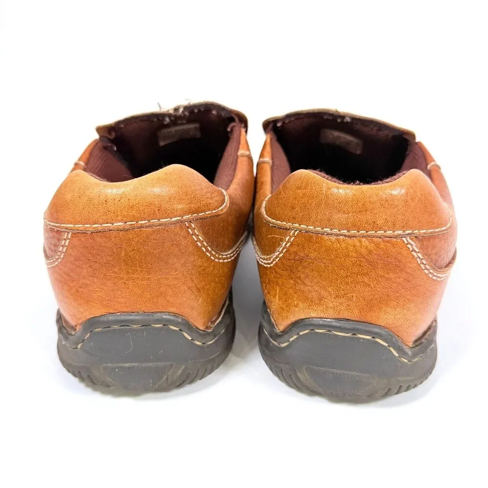 Bass Sequoia Mens Brown Leather Loafers Size 11‎ Academia